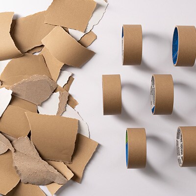 Paper tapes and other paper materials