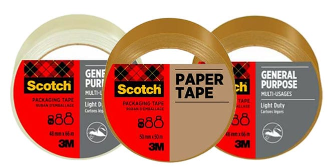 Scotch® General Purpose Packaging Tape Range
