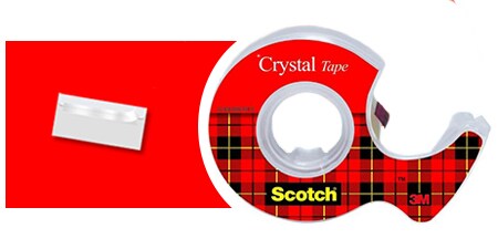 Scotch® Crystal Clear Tape and usage example - letter sealing
