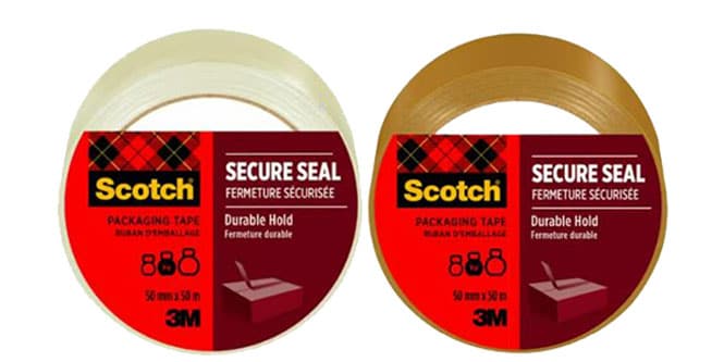 Scotch® Secure Seal Packaging Tape Range
