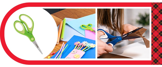 Scotch™ Scissors and usage examples - creating artwork and school projects
