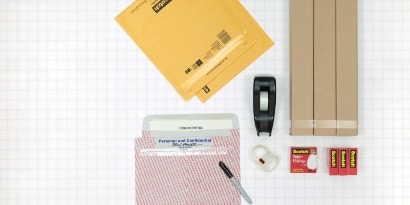 Protect Mailing Labels with Scotch® Super-Hold Tape
